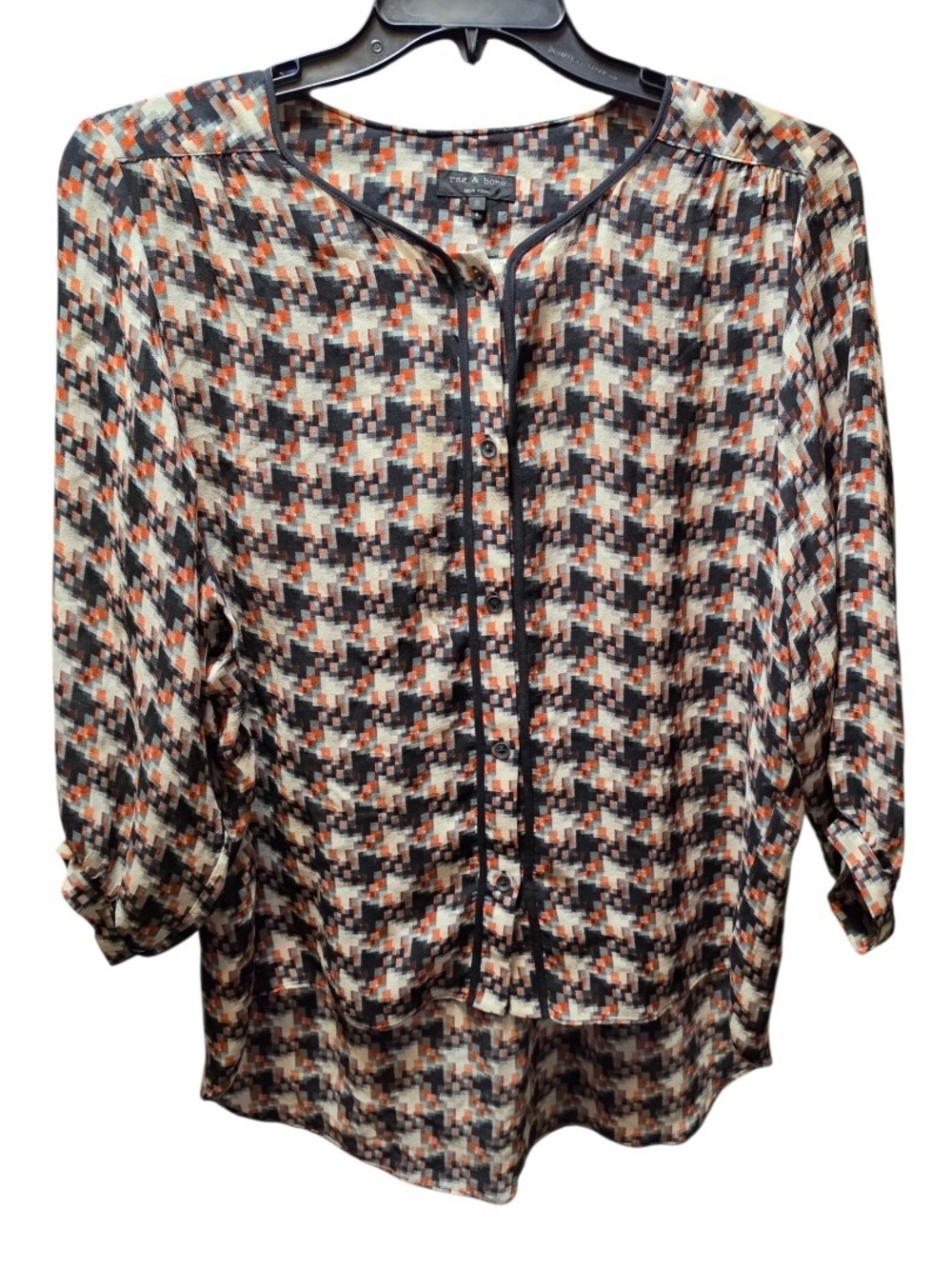 Rag & Bone New York Silk Blouse Size 8
